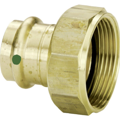 Viega 79810 (2957ZL) ProPress 1 in Press x 1 in Female BSP Union Tailpiece Bronze (1 Each)