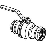 Viega 79925 (2971.1ZL) 3/4 in. ProPress Zero Lead Full Port Ball Valve Press x Press (1 Each) - 2