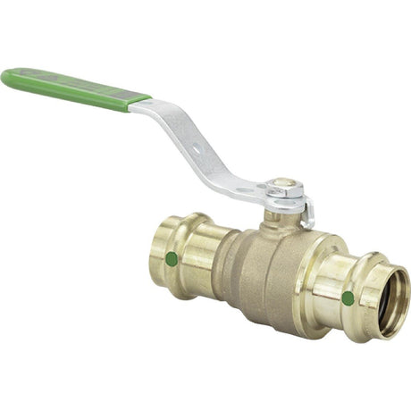 Viega 79933 (2971.3ZL) ProPress Bronze Full Port Press Ball Valve for Potable Water 3.327 in H x 7.677 in W x 1.752 in L (1 Each)