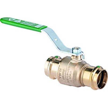 Viega 79940 (2971.1ZL) ProPress Zero Lead Full Port Bronze Ball Valve 1 1/2 in. Press x Press (1 Each)