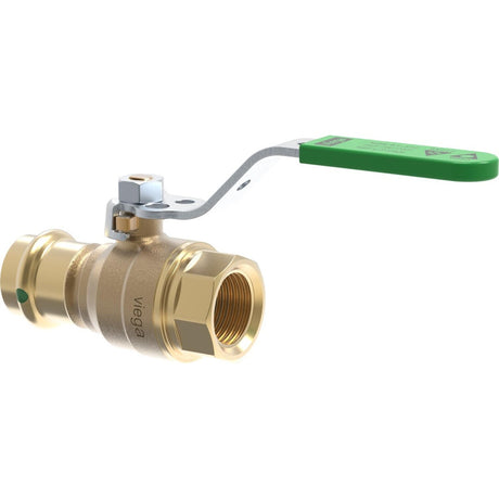 Viega 79970 (2971.4ZL) 1/2 in. ProPress x 1/2 in. FPT Full Port Ball Valve (1 Pack)