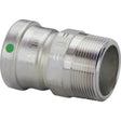 Viega 80060 (4011XL) 2 1/2 in. ProPress 316 Stainless Press x MPT Adapter (1 Each)