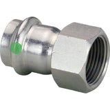 Viega 80115 (4012) ProPress 316 Stainless Steel Press x FPT Adapter 1-1/2 in (1 Pack)