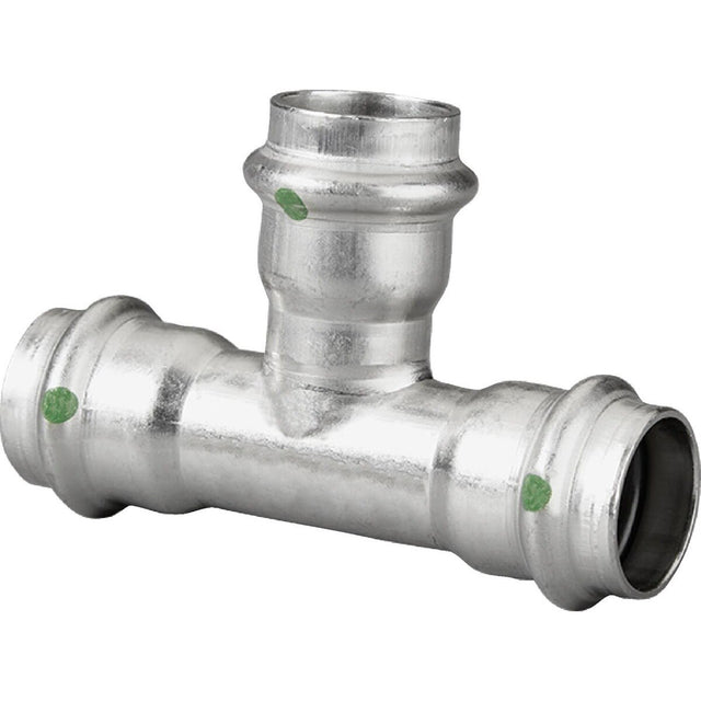 Viega 80595 (4018) 1 1/4 in ProPress 316 Stainless Steel Press Tee (1 Each)