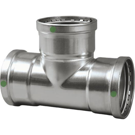 Viega 80790 (4018XL) ProPress 316 Stainless Steel Press Tee 4 x 4 x 2 (1 Each)