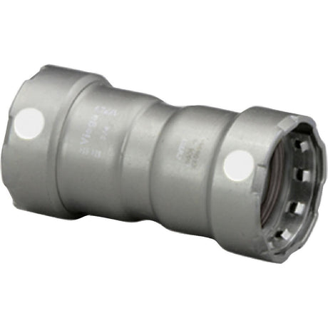 Viega 84220 (5915) 3/4 in. MegaPress FKM Carbon Steel Press Coupling with Stop