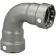 Viega 84330 (5916) 2 in. MegaPress FKM 90 Degree Press x Press Elbow Fitting (1 Pack)