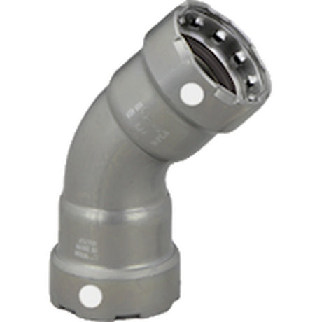 Viega 84340 (5926) MegaPress FKM 3/4 in. 45 Degree Elbow Press Fitting P x P (1 Each)