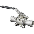 Viega 86515 (4175.8) MegaPress 304 FKM 1-1/4 in 3-Piece Press Ball Valve (1 Each)
