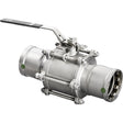 Viega 86665 (5175.8XL) MegaPress 316 2-1/2 in. Press 3-Piece Ball Valve (1 Each)