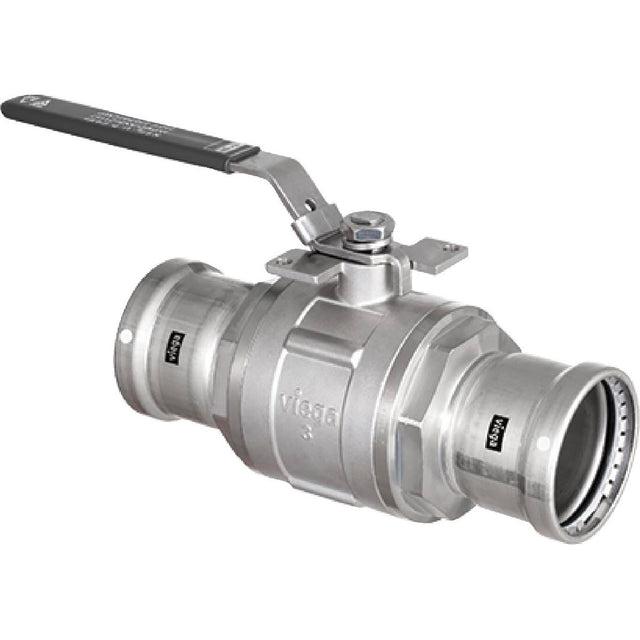 Viega 86800 (5970XL) MegaPress FKM 4 in Carbon Steel Full Port Press Ball Valve (1 Each)