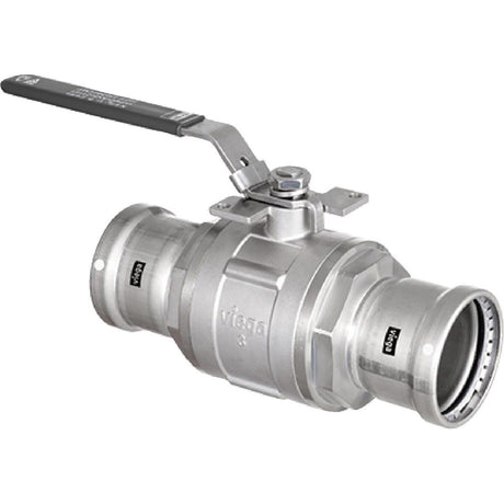 Viega 86825 (4170XL) 3 in. MegaPress 304 SS FKM Full Port Ball Valve (1 Each)
