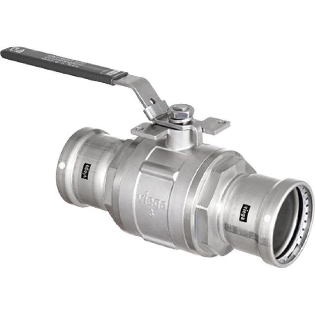 Viega 86830 (4170XL) MegaPress 304 Stainless Steel Press Full Port Ball Valve 4 in. (1 Each)