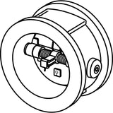 Viega 86980 (2974.3XL) 3 in. ProPress Wafer Check Valve, Ductile Iron Epoxy Coated (1 PC) - 2