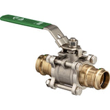 Viega 87280 (2972.1ZL) ProPress 3/4 in. x 3/4 in. Full Port 3-Piece Ball Valve for Potable Water (1 Each)