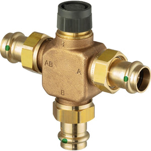 Viega 87435 (2976.3) ProPress Bronze Three-Way Diverting and Mixing Valve 1 1/4 in (1 Each)