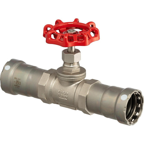 Viega 87640 (5985.1) 1 in MegaPress 316 Stainless Steel Press Globe Valve (1 Each)