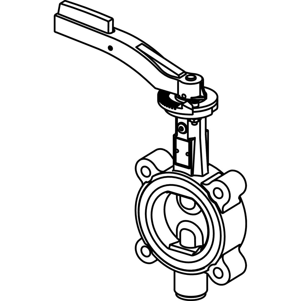 Viega 87670 (2979.8ZL) ProPress 4 in. Lug Type Zero Lead Butterfly Valve (1 Each) - 2