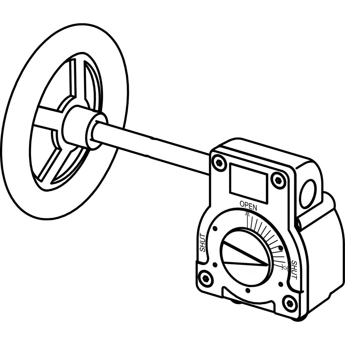 Viega 87695 (2979.88) ProPress Gear Box for Butterfly Valves Ductile Iron (1 Each) - 2
