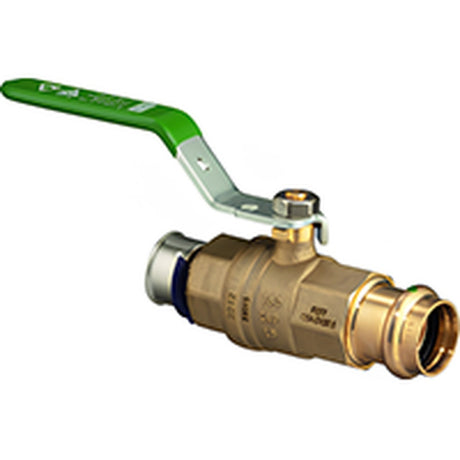 Viega 87860 (2882.1ZL) PureFlow Press Zero Lead Full Port Ball Valve 3/4 in. P x P (1 Each)