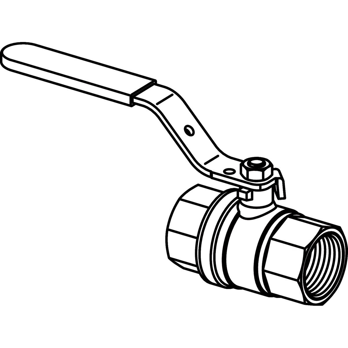 Viega 87945 (2800ZL) ProPress Zero Lead Full Port Ball Valve 2 in x 2 in (1 Each) - 2