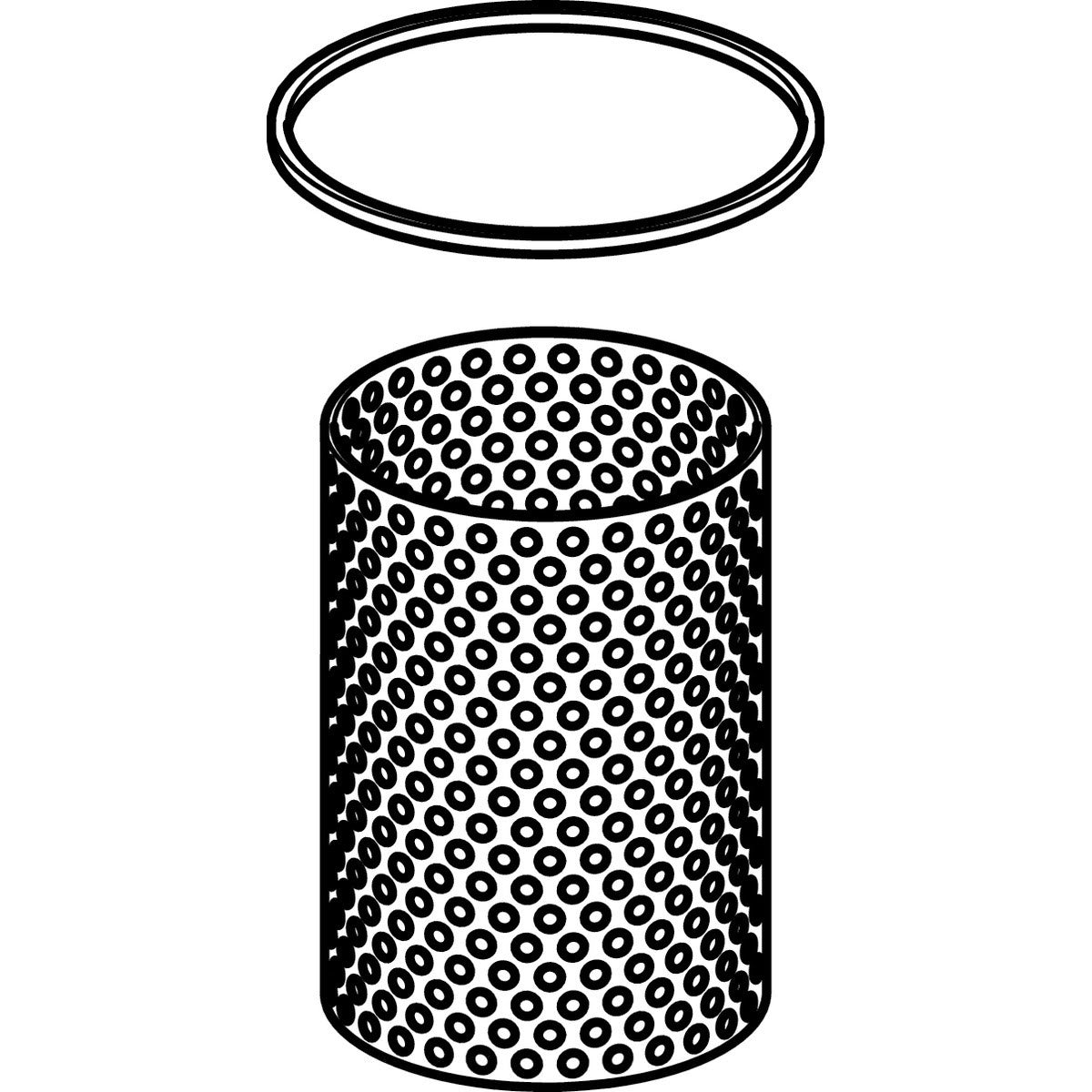 Viega 87970 (2981.11) ProPress Wye Strainer Repair Kit Stainless Steel Mesh 100 for 1 1/2 in. Strainer (1 Kit) - 2