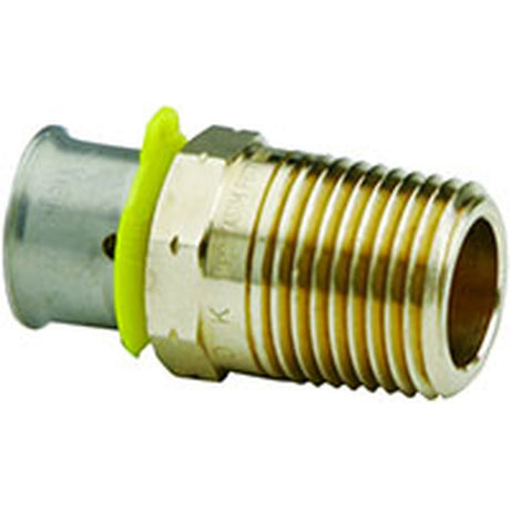 Viega 90556 (2811ZL) 1 in. Press x 3/4 in. MPT Zero Lead Bronze Adapter
