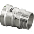 Viega 90635 (5111XL) 2-1/2 in MegaPress 316 Press x Male NPT Adapter (1 Pack)