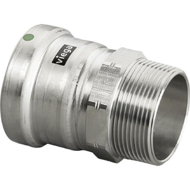 Viega 90635 (5111XL) 2-1/2 in MegaPress 316 Press x Male NPT Adapter (1 Pack)