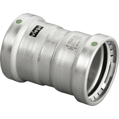 Viega 90650 (5115XL) MegaPress 316 3 in. Stainless Steel Press Coupling with Stop (1 Each)
