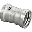 Viega 90655 (5115XL) MegaPress 316 4 in x 4 in Stainless Steel Press Coupling with Stop (1 Each)