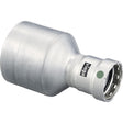 Viega 90675 (5115.1XL) MegaPress 316 Stainless Steel Reducer 2 1/2 in. x 2 in. Street Press (1 Each)