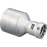 Viega 90675 (5115.1XL) MegaPress 316 Stainless Steel Reducer 2 1/2 in. x 2 in. Street Press (1 Each)