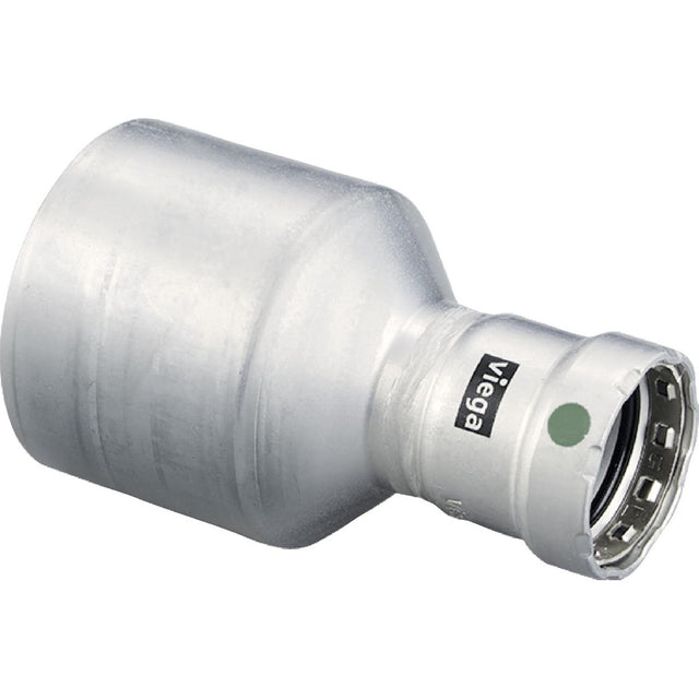 Viega 90675 (5115.1XL) MegaPress 316 Stainless Steel Reducer 2 1/2 in. x 2 in. Street Press (1 Each)