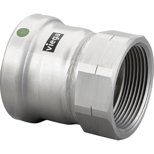 Viega 90740 (5112XL) MegaPress 316 2 1/2 in. Press x 2 1/2 in. FPT Stainless Steel Adapter (1 Each)