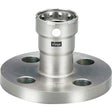 Viega 91185 (6859) MegaPress 316 FKM 3 in. Stainless Steel Press Flange Class 150 Raised Face (1 Each)