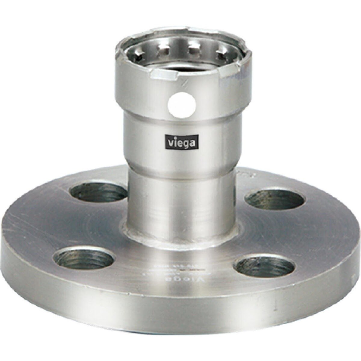 Viega 91185 (6859) MegaPress 316 FKM 3 in. Stainless Steel Press Flange Class 150 Raised Face (1 Each)