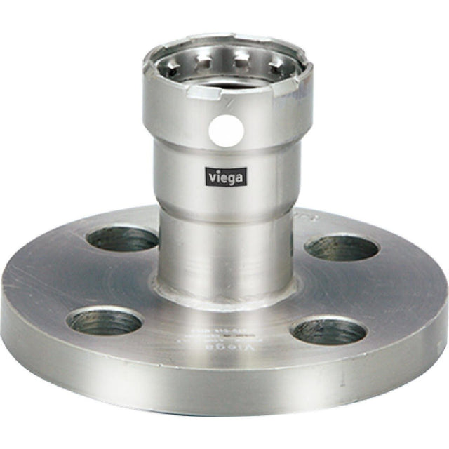 Viega 91185 (6859) MegaPress 316 FKM 3 in. Stainless Steel Press Flange Class 150 Raised Face (1 Each)