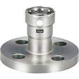 Viega 91195 (6859) 1 1/2 in MegaPress 316 Stainless Steel Press Flange Class 150 Raised Face (1 Each)