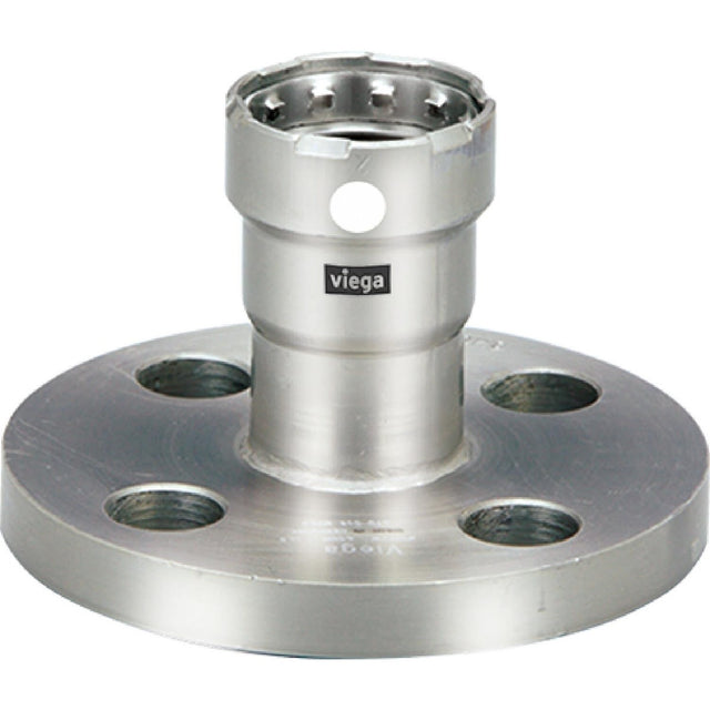 Viega 91195 (6859) 1 1/2 in MegaPress 316 Stainless Steel Press Flange Class 150 Raised Face (1 Each)