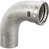 Viega 91725 (6816.1) MegaPress 316 FKM 1/2 in 90 Degree Stainless Steel Street Elbow (1 Each)