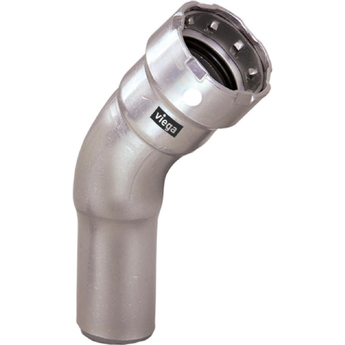 Viega 91785 (6826.1) MegaPress 316 Stainless Steel 1/2 in. 45 Degree Street Elbow Press Fitting