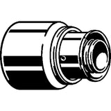 Viega 92026 (2813.5ZL) PureFlow 1/2 in. PEX Press x 3/4 in. Female CTS Press Adapter - 2