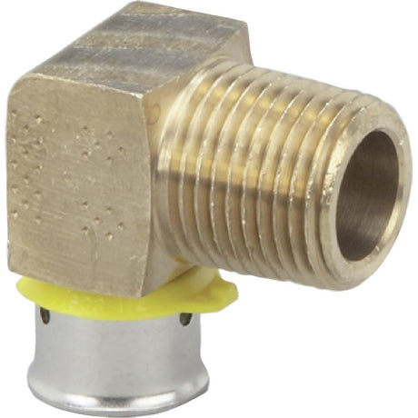 Viega 92540 (2814ZL) PureFlow Press 3/4 in. Press x 3/4 in. MPT 90 Degree Bronze Elbow (1 Each)