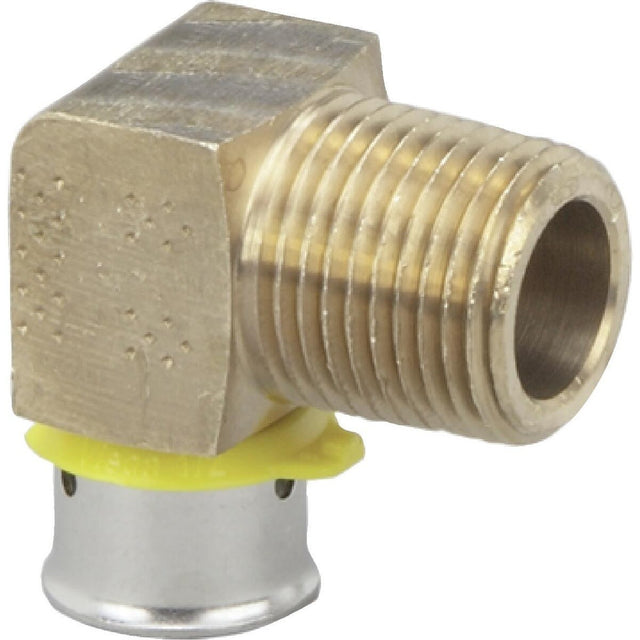 Viega 92540 (2814ZL) PureFlow Press 3/4 in. Press x 3/4 in. MPT 90 Degree Bronze Elbow (1 Each)
