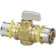 Viega 94541 (2842.2ZL) PureFlow Press Brass Zero Lead Ball Valve 3/4 in x 3/4 in (1 Each)