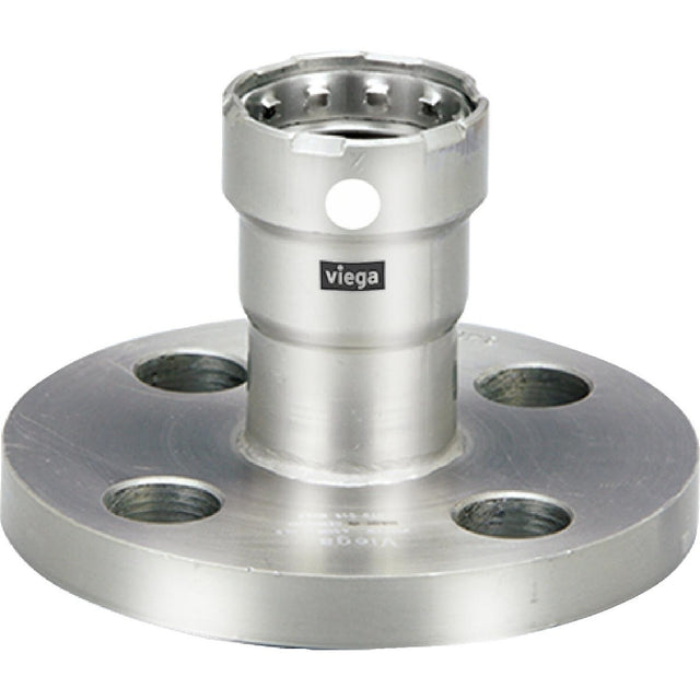 Viega 95445 (4159) MegaPress 304 FKM 3/4 in. Stainless Steel Press Flange Class 150 Flat Face (1 Each)