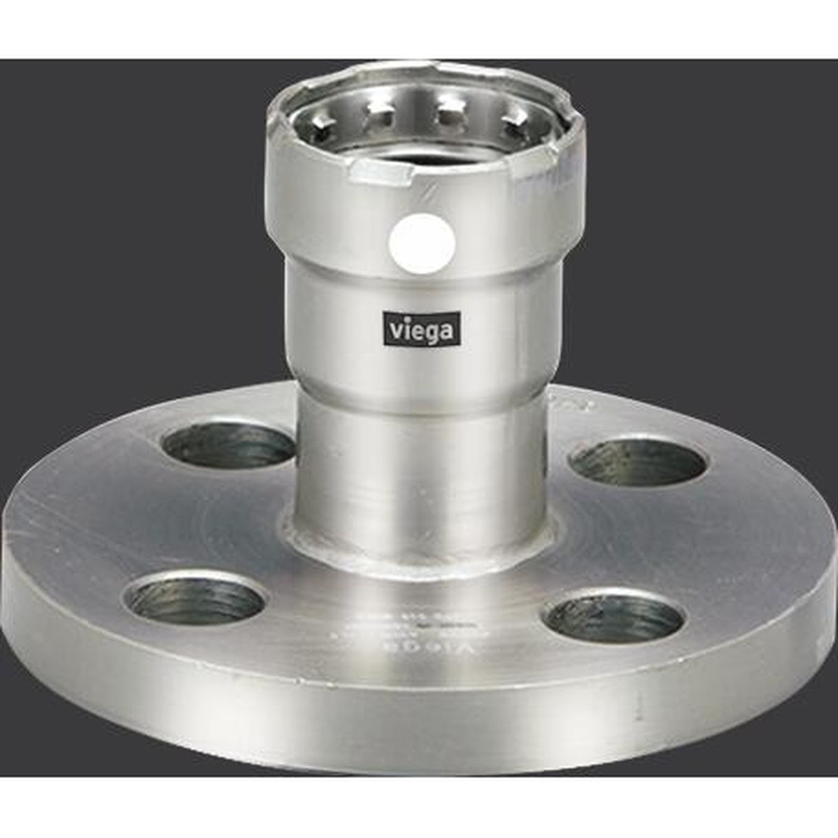 Viega 95460 (4159) MegaPress 2 in. 304 Stainless Steel Press Flange Class 150 Flat Face (1 Each) - 2