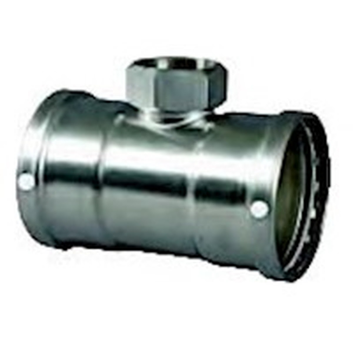 Viega 95620 (4117.2XL) MegaPress 304 FKM Stainless Steel Press Tee 2 1/2 in. x 2 1/2 in. x 3/4 in. P x P x FPT (1 Each)