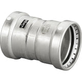 Viega 95650 (4115XL) MegaPress 304 FKM 3 in. x 3 in. Stainless Steel Press Coupling with Stop (1 Each)